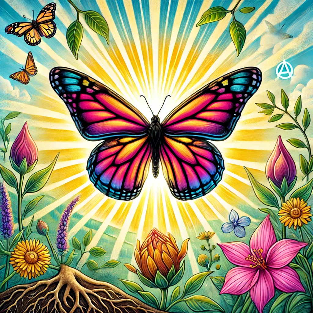 Butterfly Emerging