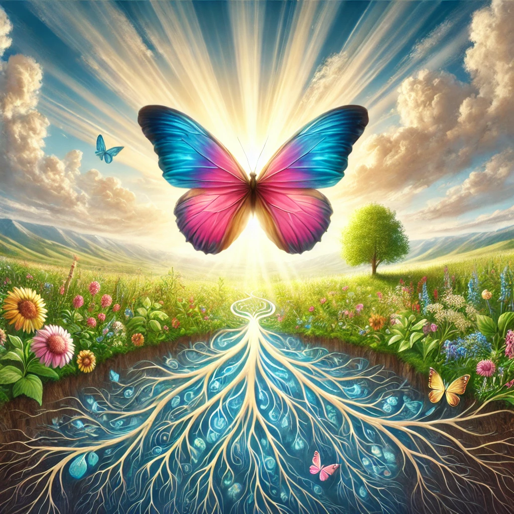 Butterfly Flying Free