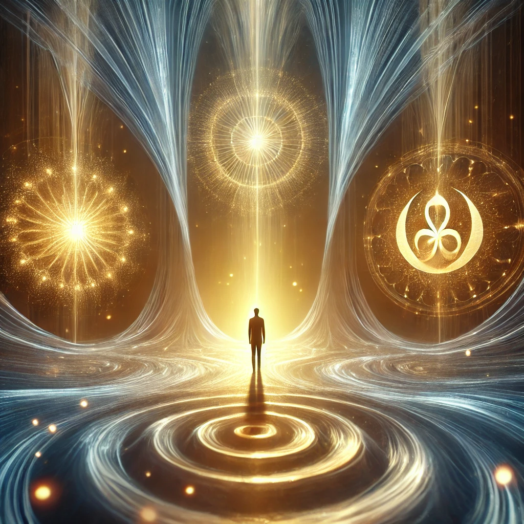 A tranquil inner space illuminated by soft light, reflecting the essence of self-discovery