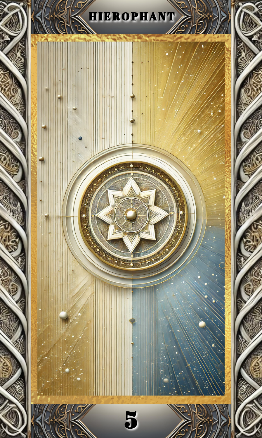 Card 5 - The Hierophant