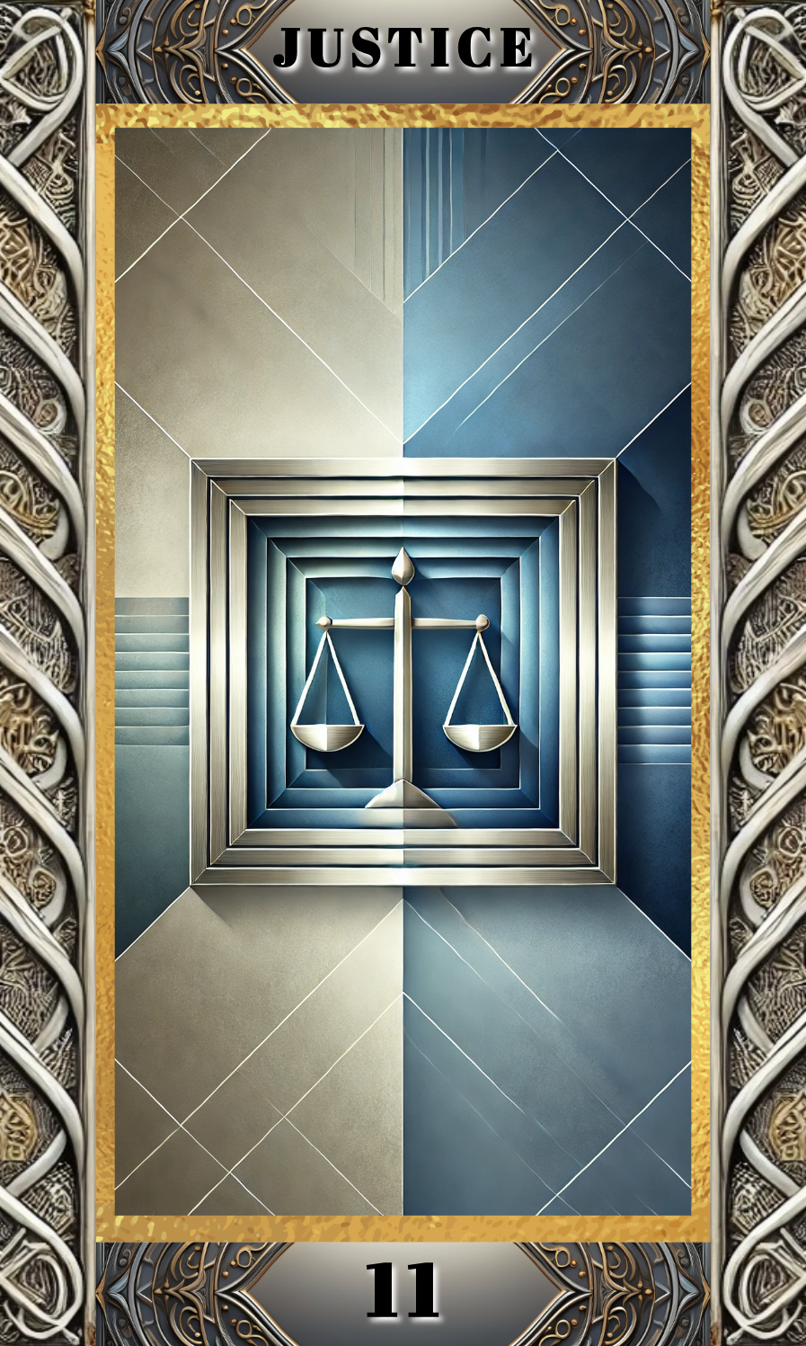 Card 11 - Justice