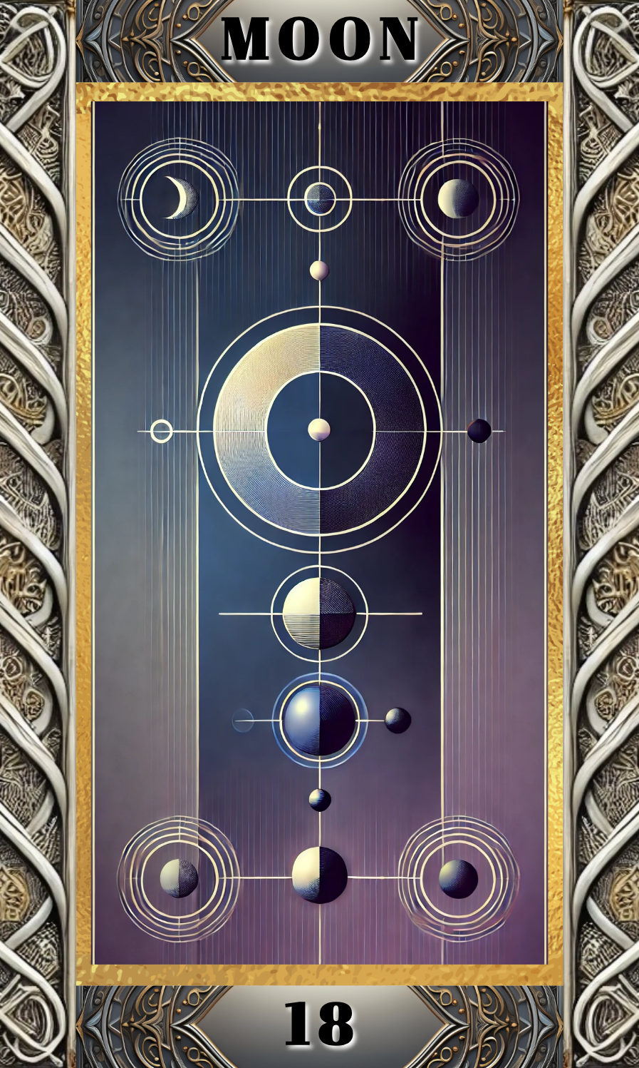 Card 18 - The Moon