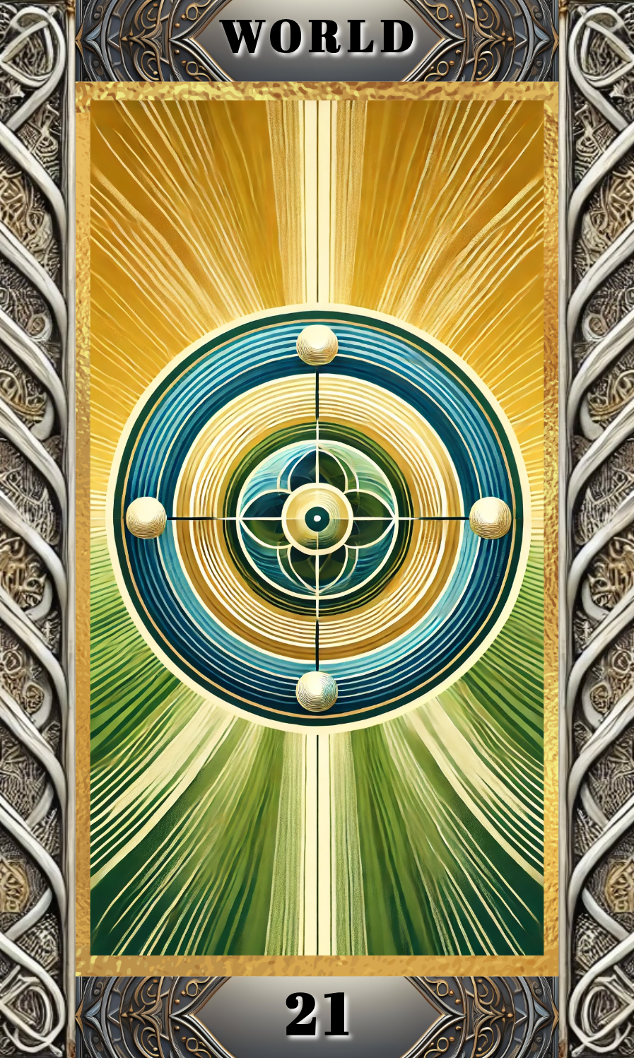 Card 21 - The World